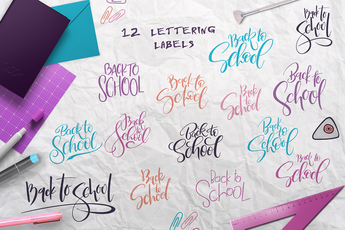 Back to School collection, an Object Graphic by catary art (Photo 8 of 8)