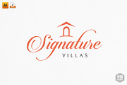 Signature Villa Logo Template, a Branding & Logo Template by WebCraft (Thumbnail 1 of 4)