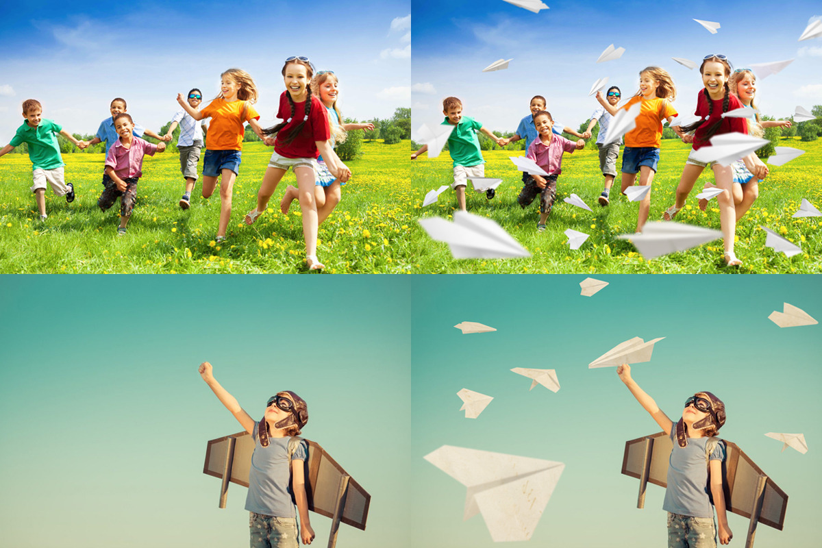 Paper Airplane Overlays, an Object Graphic by DreamyOverlay (Photo 3 of 5)
