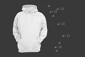 Men Hoodie Mockup