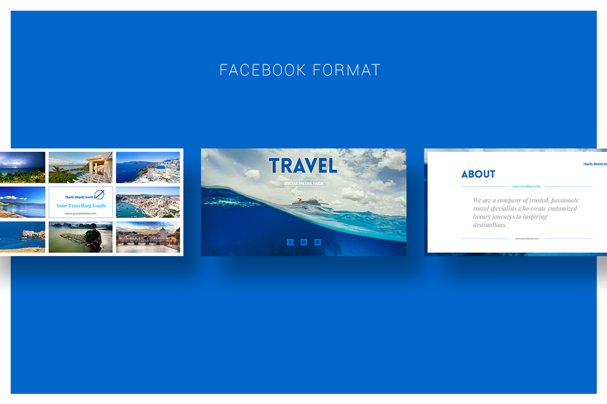 Travel Social Media Pack, a Social Media Template by Boris Cupac (Photo 6 of 14)