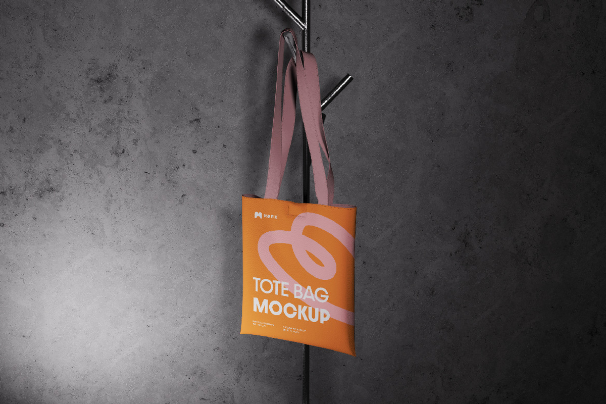 Tote Bag Mockup, a Merchandise Mockup by Rahardi Creative (Photo 3 of 4)