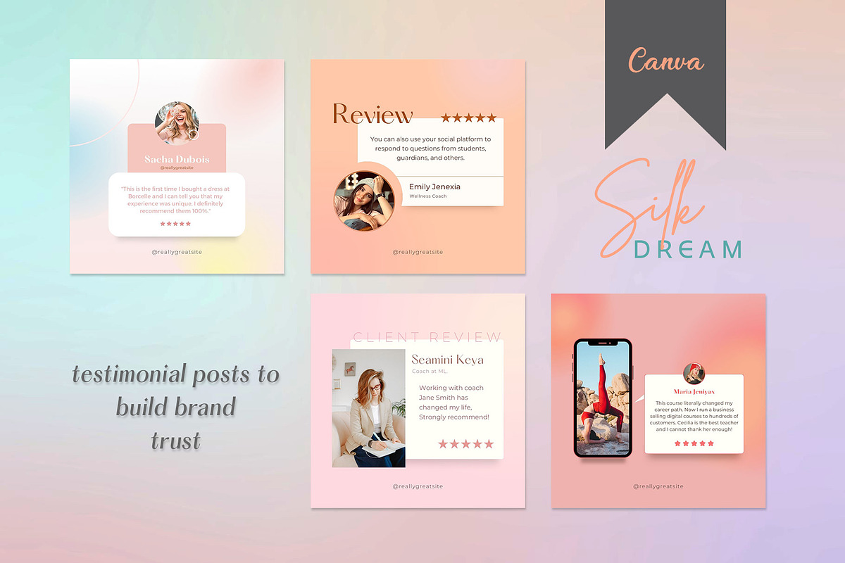 Instagram Template Coaches | CANVA, a Social Media Template by graphypix (Photo 14 of 15)