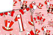 Canada day patterns, a Pattern Graphic by DarinaDigital (Thumbnail 6 of 6)