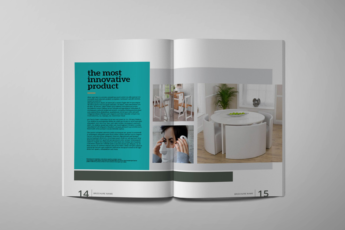 Project Brochure Template, a Brochure Template by Kingtown (Photo 5 of 7)