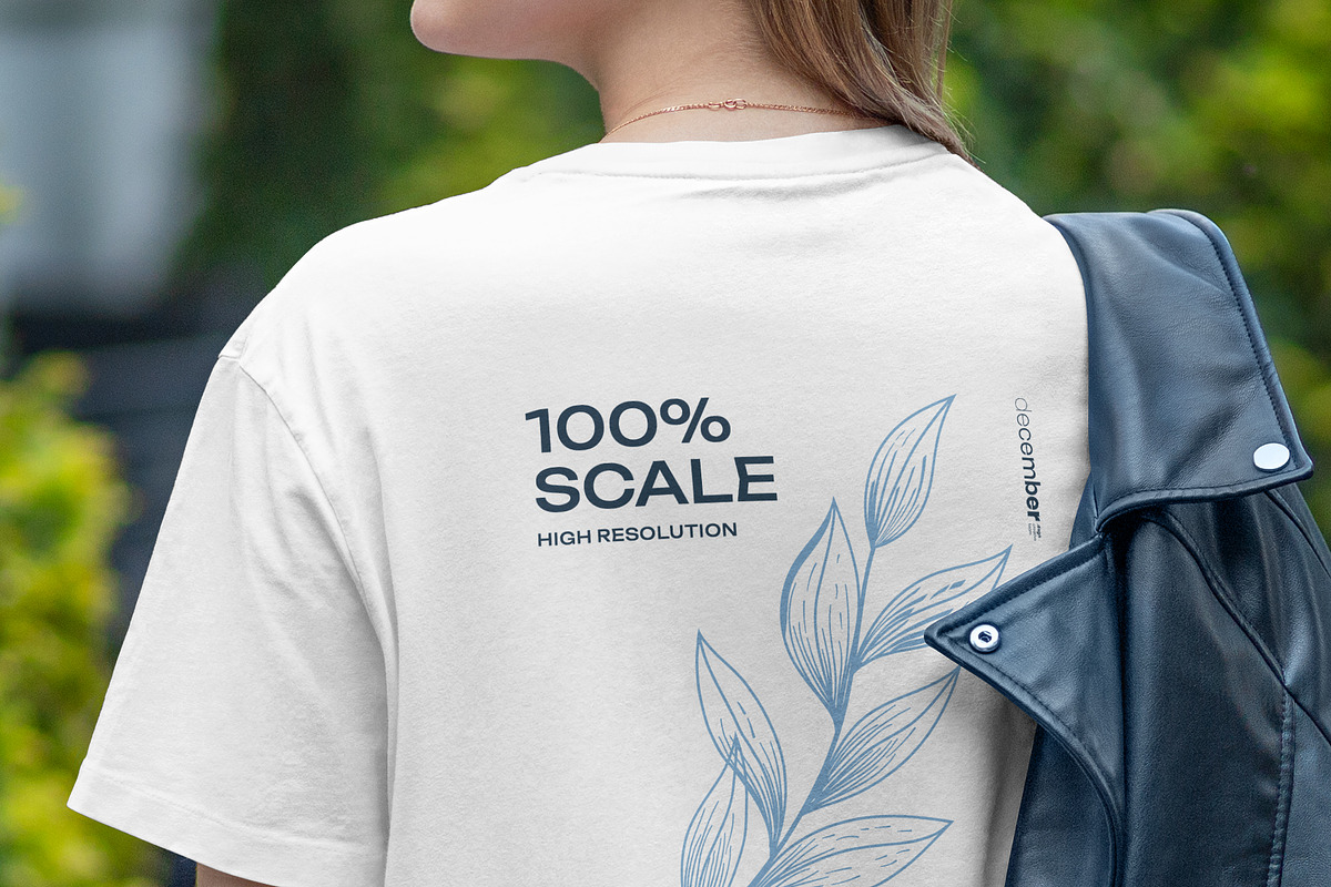 Mockup T-Shirt on a Girl on the Walk, a Shirt Mockup by Grow Design Craft Studio (Photo 6 of 7)