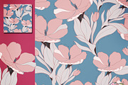 28 EPS/JPG flowers background., a Pattern Graphic by Theraphosath (Thumbnail 3 of 15)