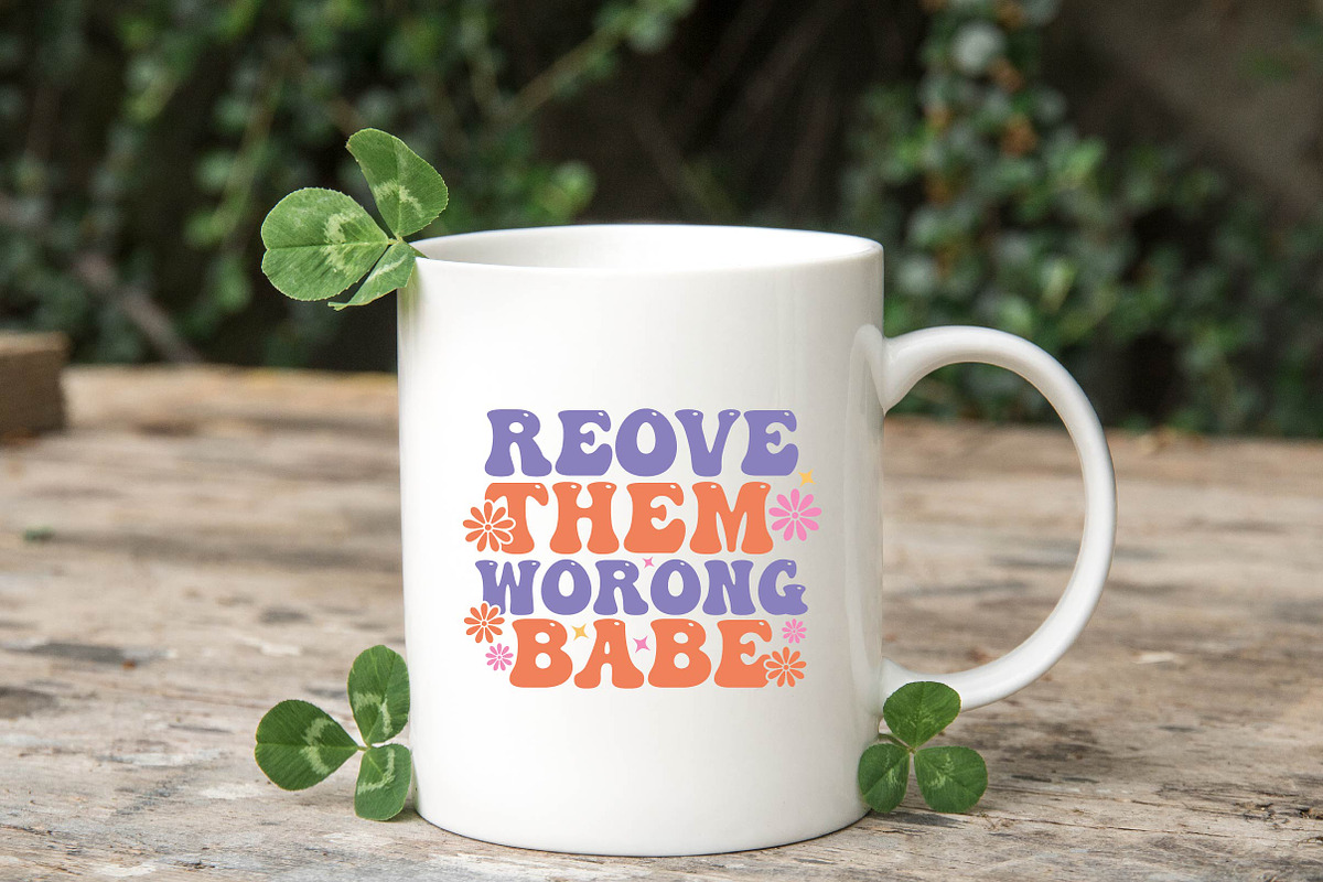 Retro Groovy Quote SVG Bundle, a Seasonal Illustration by Craft Nest (Photo 8 of 8)