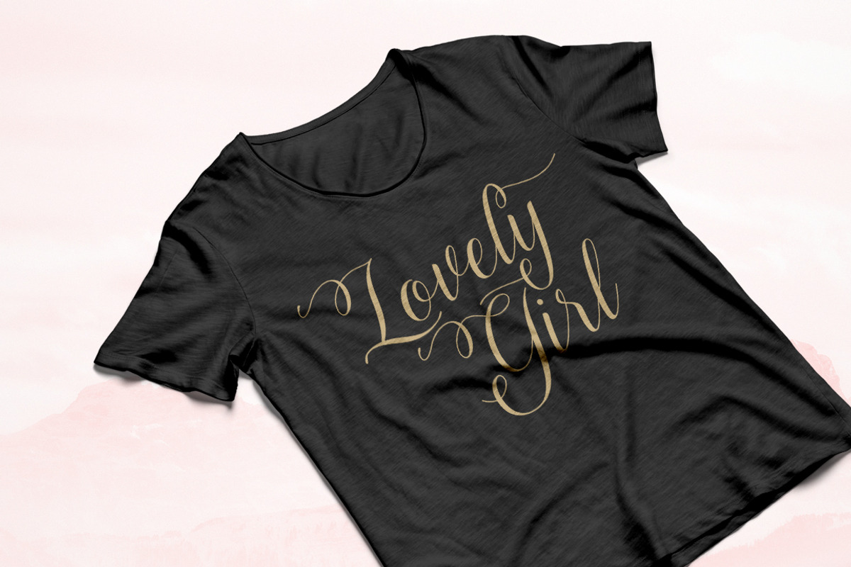 Lovely Girl - A Chic Script preview 8