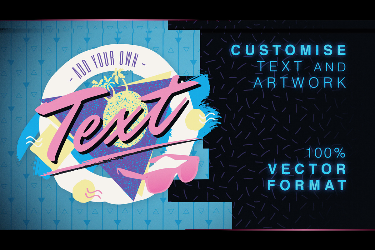 1980s Title Logo Animation Templates, a Branding & Logo Template by Wingsart Studio (Photo 9 of 13)