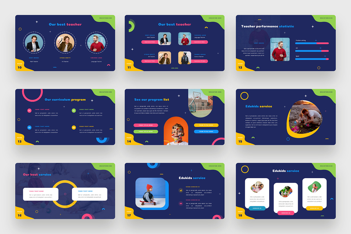 Kids Education Google Slides, a Presentation Template by BeadyLab (Photo 3 of 6)