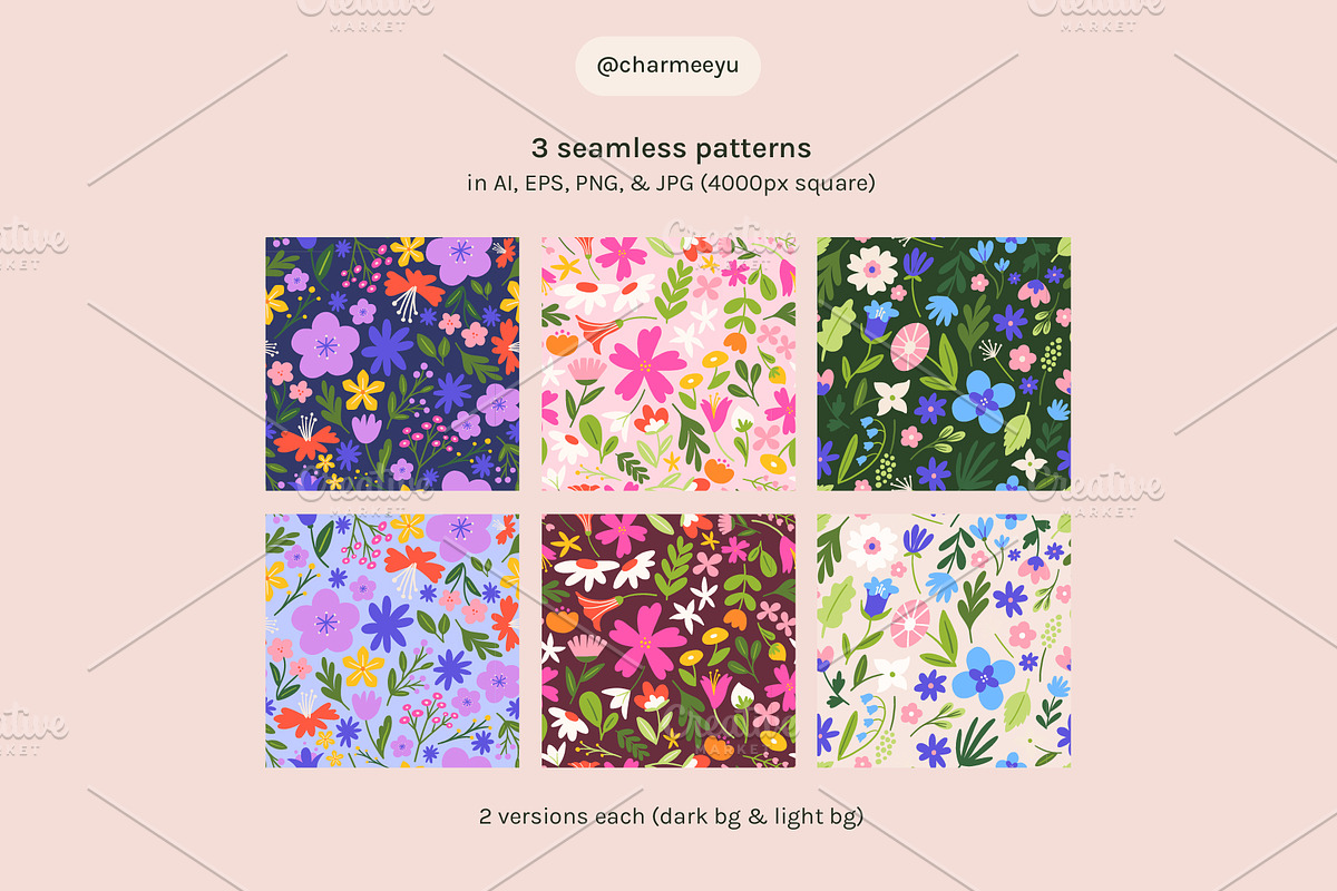 Blossom: Floral Vector Graphic Pack, a Graphic by Charmaine Yu (Photo 4 of 10)