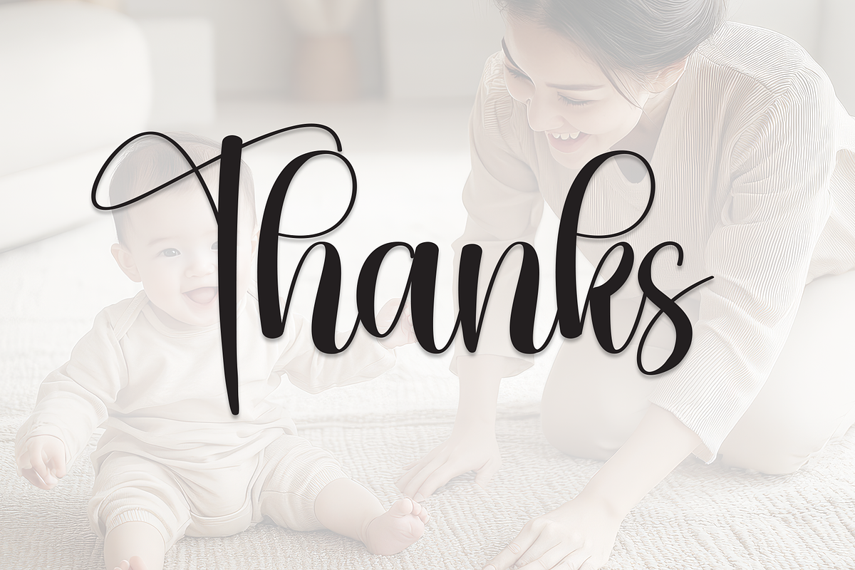 Babysitter | Script Font, a Handwritten Font by Scratchones (Photo 9 of 9)