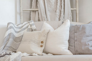 Rustic Home Decor - Styled - White