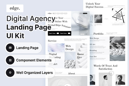Edge | Digital Agency UI Kit