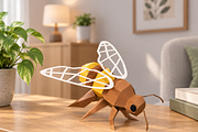 Honey bee - 3d papercraft, a Card Template by PAPER amaze (Thumbnail 2 of 3)