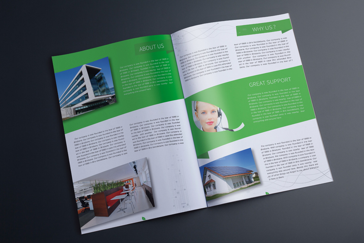 Indesign Multipurpose Green Catalog, a Brochure Template by RudanStudio (Photo 3 of 13)