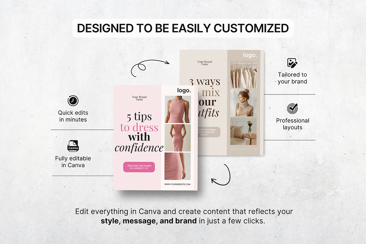 Ecommerce Canva Template Bundle, a Social Media Template by DigiPax (Photo 13 of 15)
