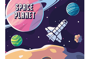 Space Planet Banner