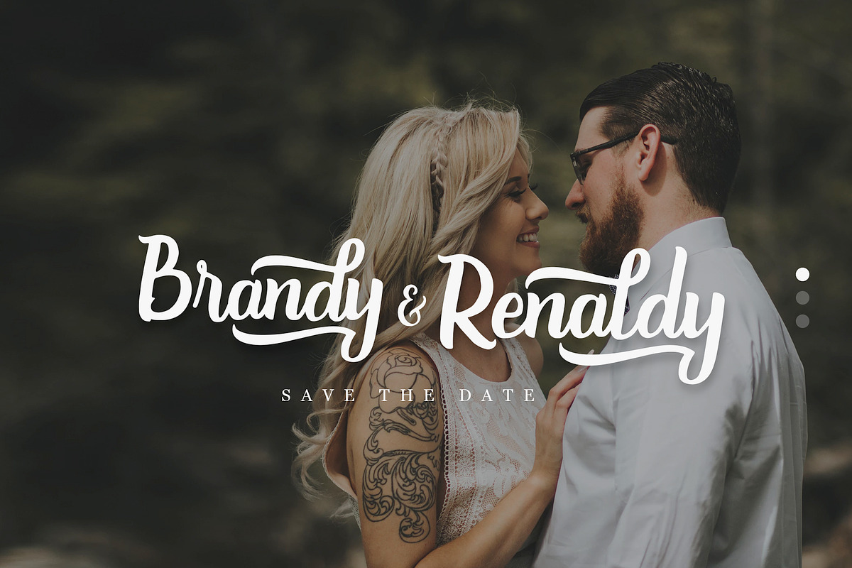 Burgundy - Handmade Font preview 6