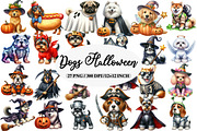 Dogs Halloween Costumes Clipart, an Illustration by Daily.Designs (Thumbnail 1 of 5)