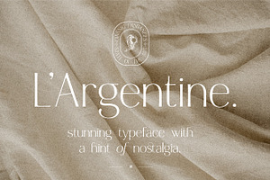 Argentine - Nostalgic Elegant Sans