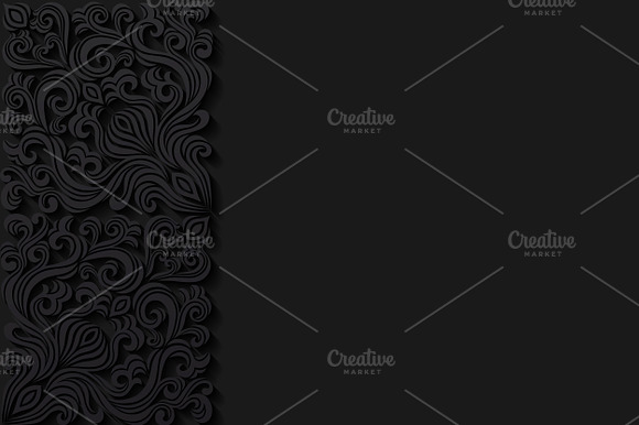 Set of floral backgrounds preview 5