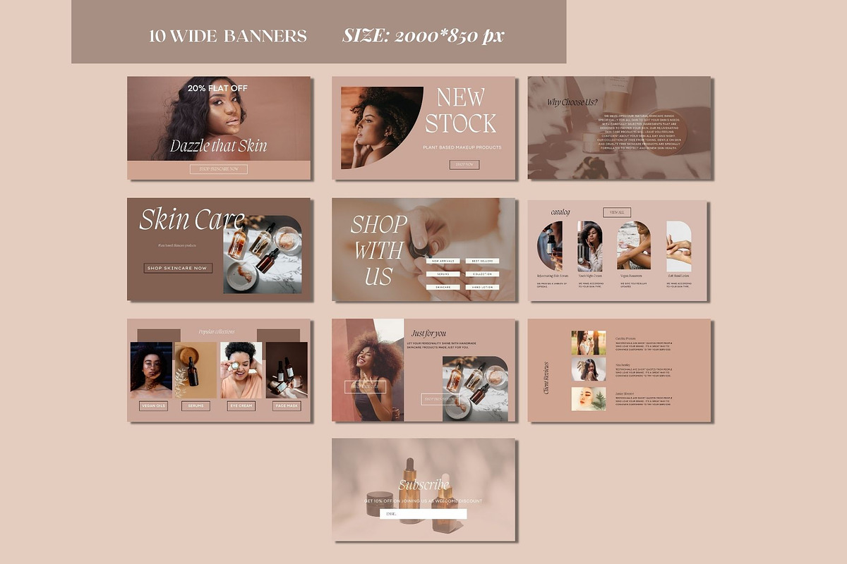 Website Banner Template Canva, a Websites & App Template by Deepa Template Studio (Photo 6 of 11)