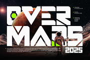 Overmars – Futuristic Techno Font, a Font by figuree studio (Thumbnail 1 of 8)