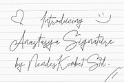 Anastasya Signature, a Handwritten Font by NendesKombet Studio (Thumbnail 1 of 9)