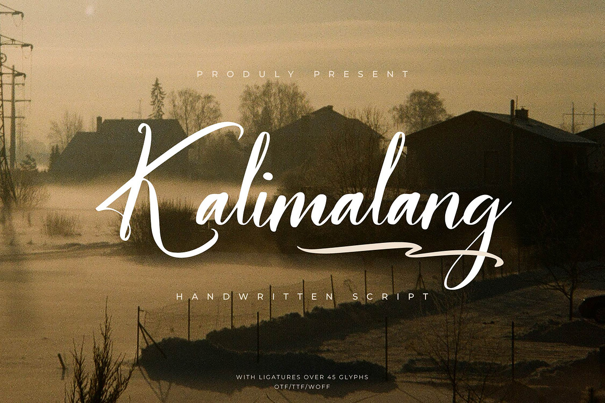 Kalimalang | Handwritten Script, a Script Font by gracetype_studio (Photo 1 of 14)