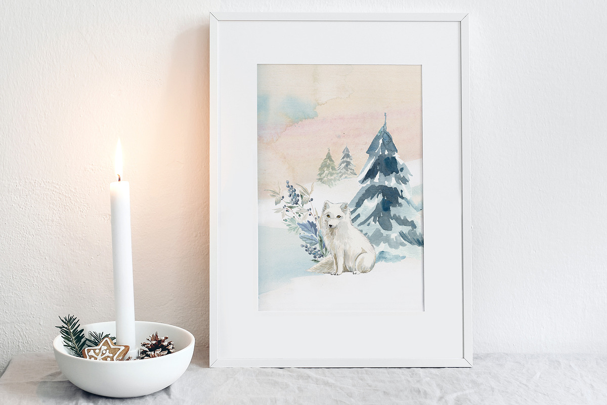 Arctic Christmas Clipart, an Illustration by Twigs and Twine (Photo 5 of 12)