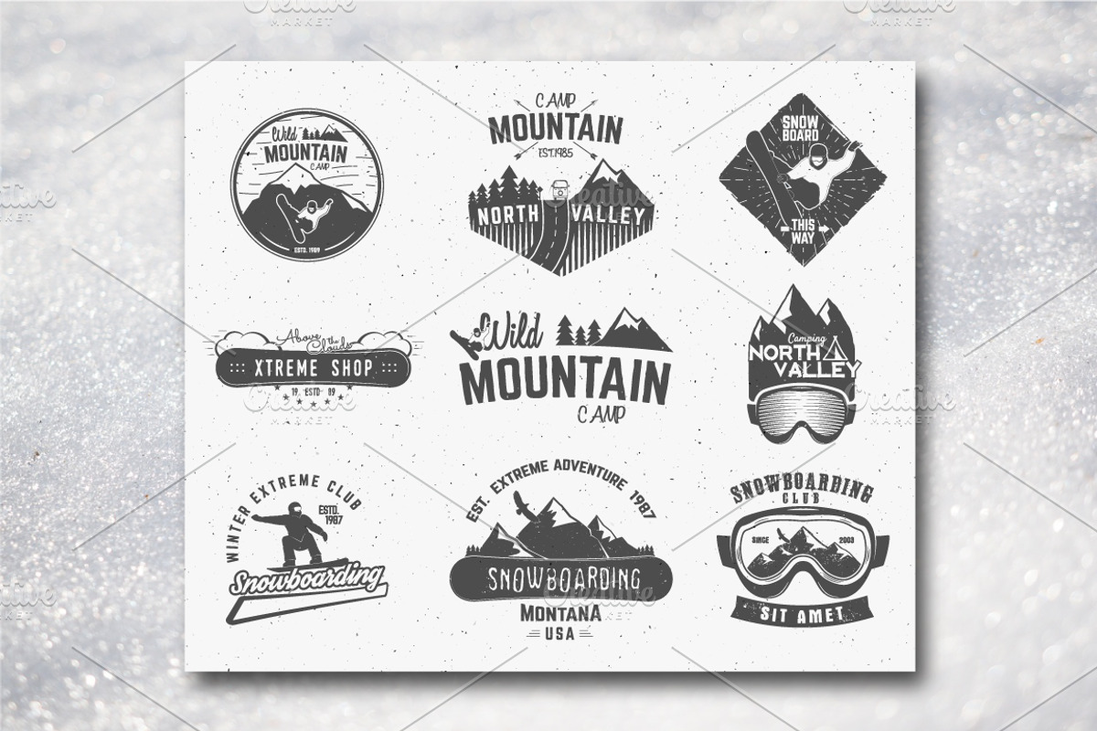 70% OFF Adventure Graphics Pack, a Branding & Logo Template by JeksonGraphics (Photo 4 of 16)