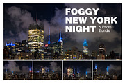 Foggy New York City Night Photos, an Architecture Photo by Full Circle Design Studio (Thumbnail 1 of 6)