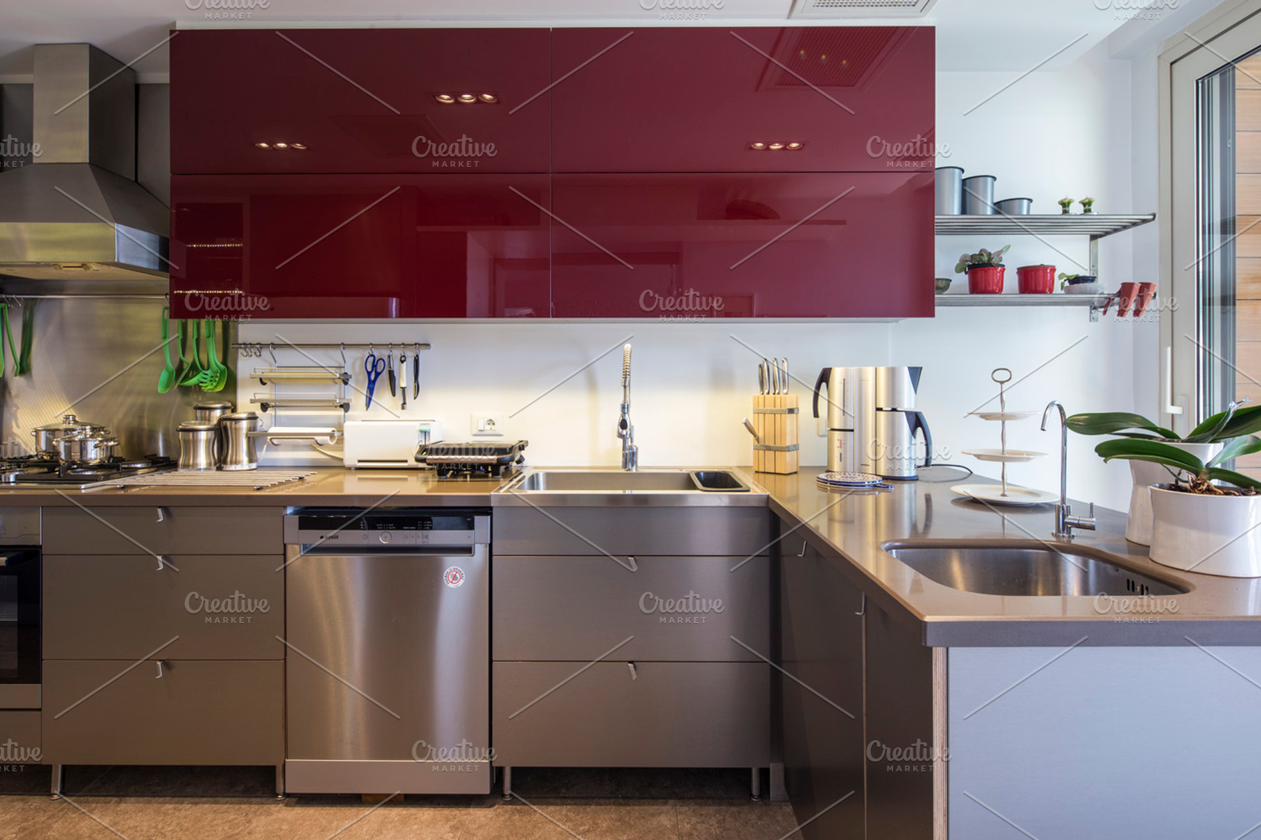 Kitchen featuring interior, architecture, and worktop, an Architecture Photo by Altkat