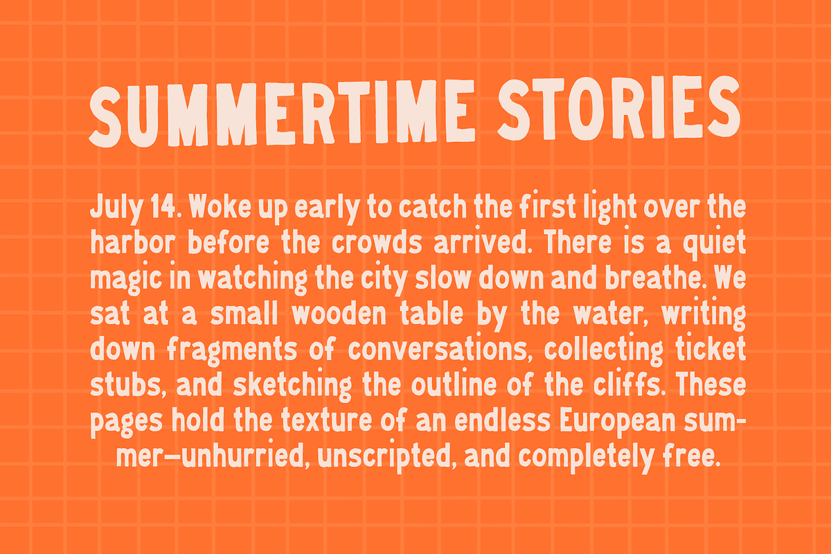 Nostalgic Vintage Retro Font Duo, a Sans Serif Font by Nonceni (Photo 12 of 14)