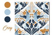 SWALLOW pattern collection, a Pattern Graphic by RenattaZare (Thumbnail 2 of 17)