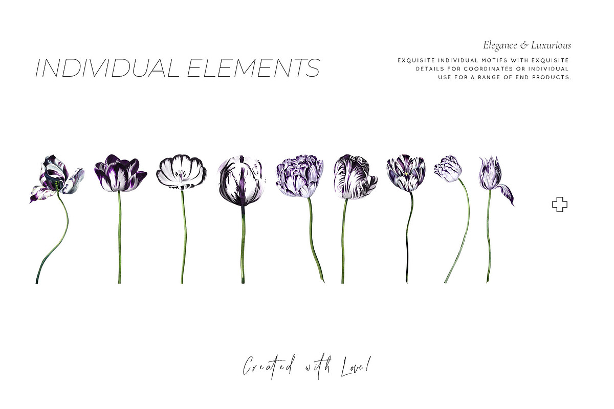 Luxury Tulipan Floral Seamless Print, a Pattern Graphic by TSTUDIO (Photo 4 of 10)