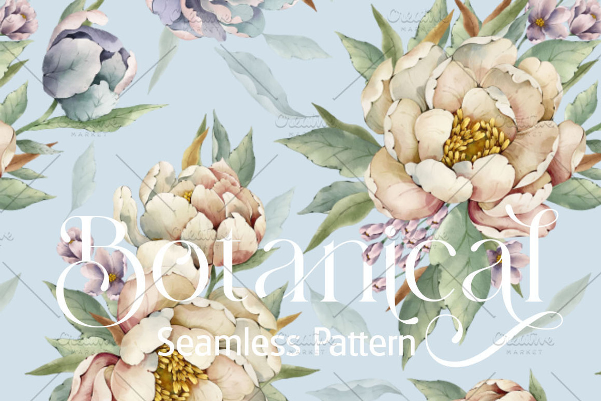 Watercolor flowers bloom set, a Decorative Illustration by AP Studio (Photo 8 of 18)