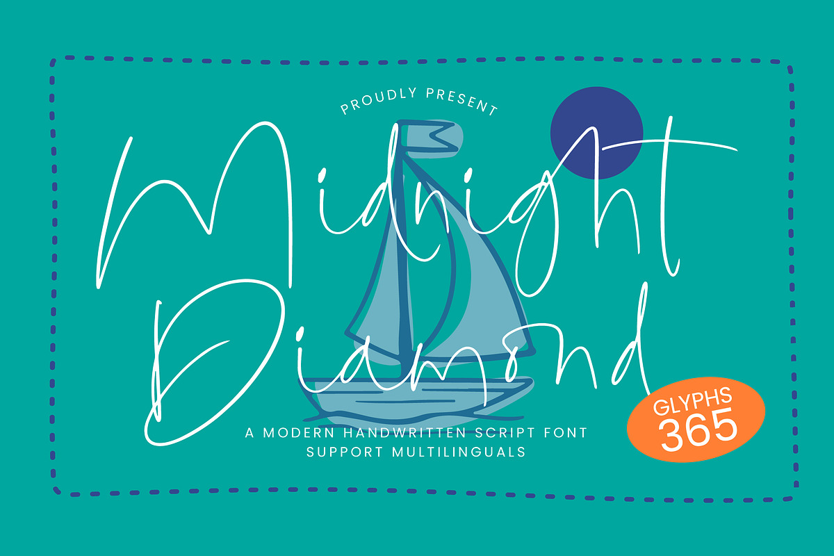 Midnight Diamond, a Script Font by Integritype Studio (Photo 1 of 15)
