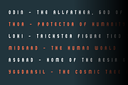 Midgard Eroded Display Typeface, a Sans Serif Font by alpercakici (Thumbnail 4 of 12)