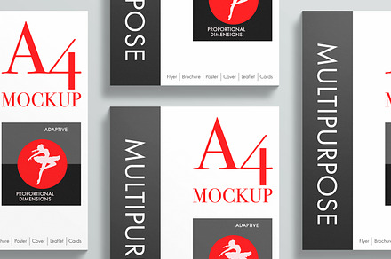 Clean Multipurpose A4 blank Mockup