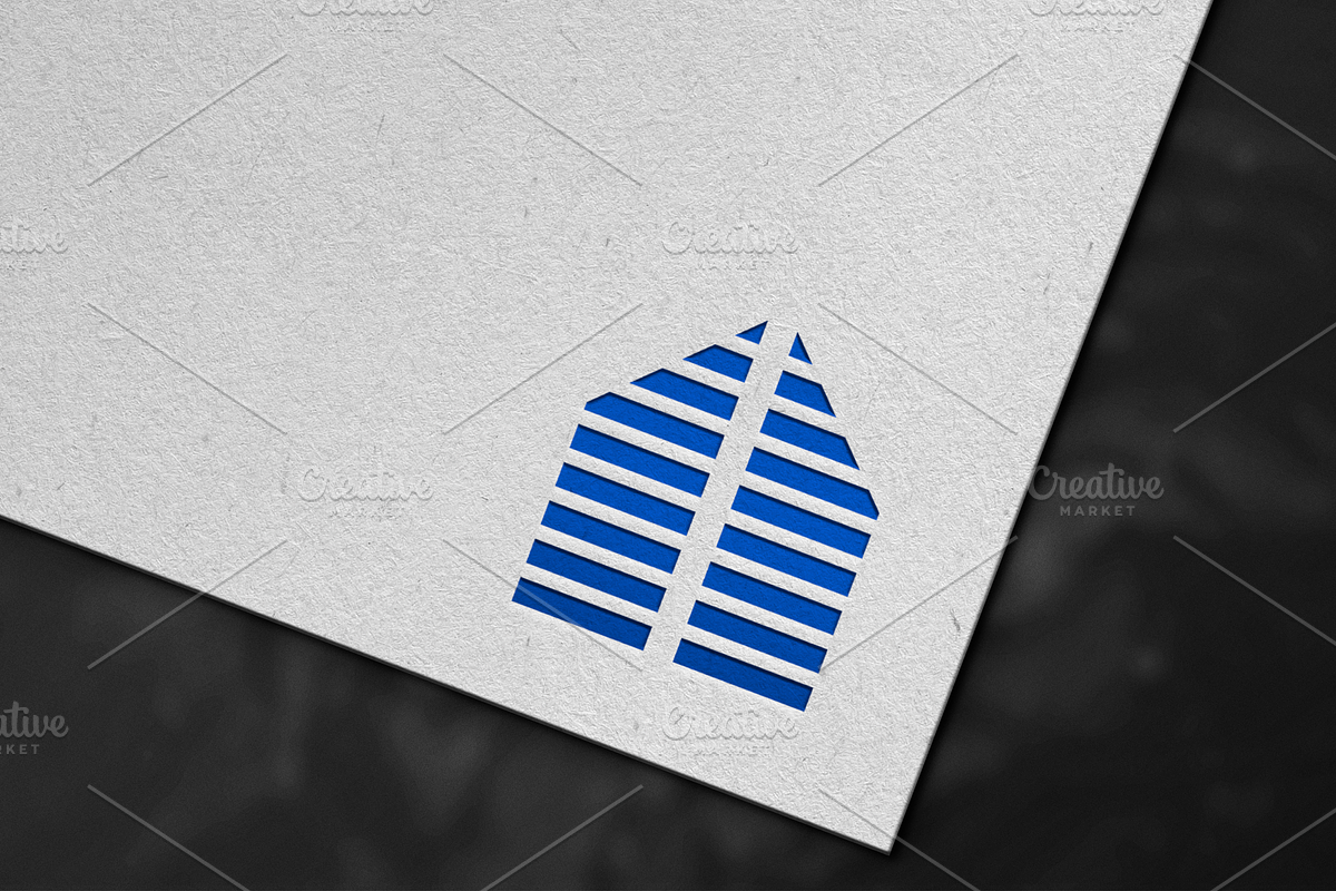 Separate Home Logo Template, a Branding & Logo Template by IndraSign (Photo 2 of 3)