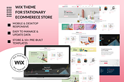 Stationery Wix eCommerce Template, a Wix Template by Wix Creative Themes (Thumbnail 1 of 3)