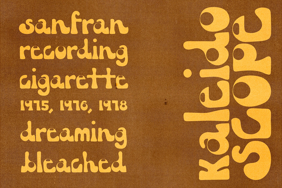 Kaleidoscope - Hand Drawn Retro Font, a Sans Serif Font by Madeline ODonoghue Design (Photo 7 of 7)
