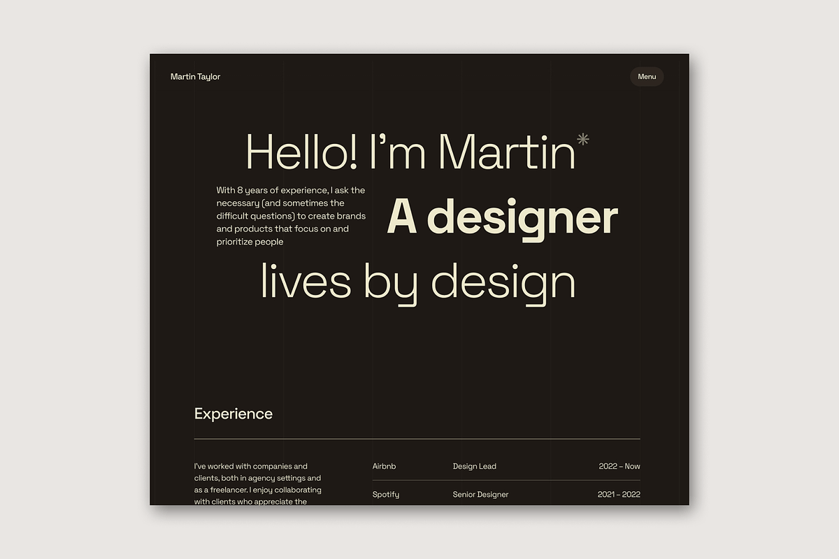 Klear — Framer Portfolio Template, a Landing Page Template by TamerMagdy (Photo 4 of 5)