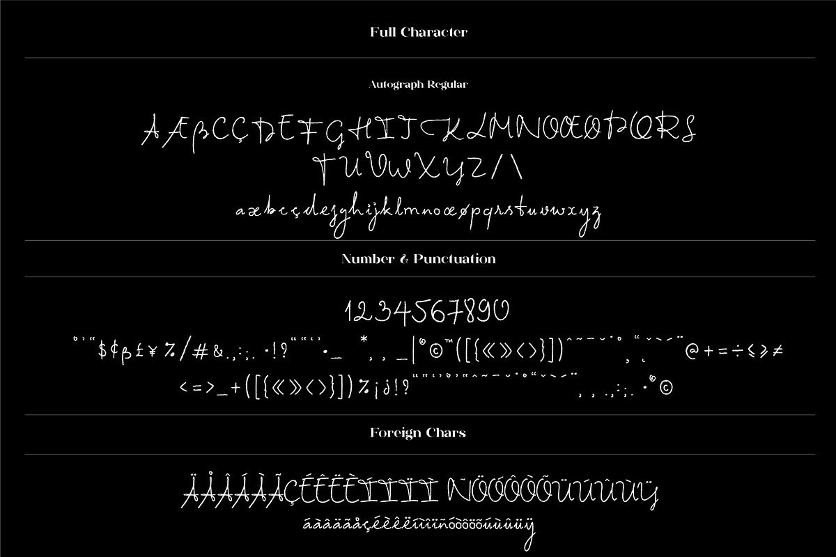 Autograph - Handwritten Font, a Script Font by Harmonais Visual (Photo 18 of 18)