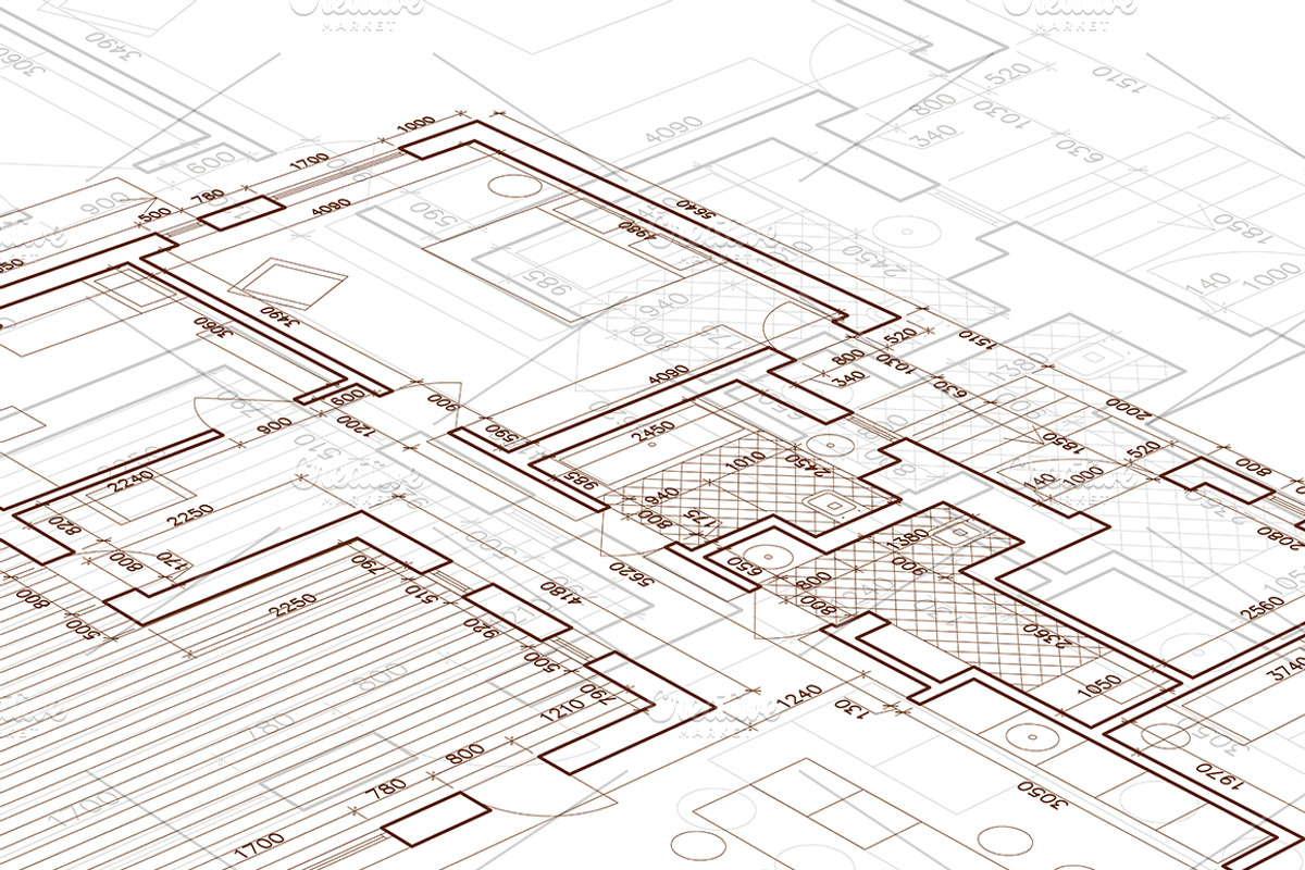 Blueprints set, a Background Graphic by bolotoff (Photo 3 of 3)