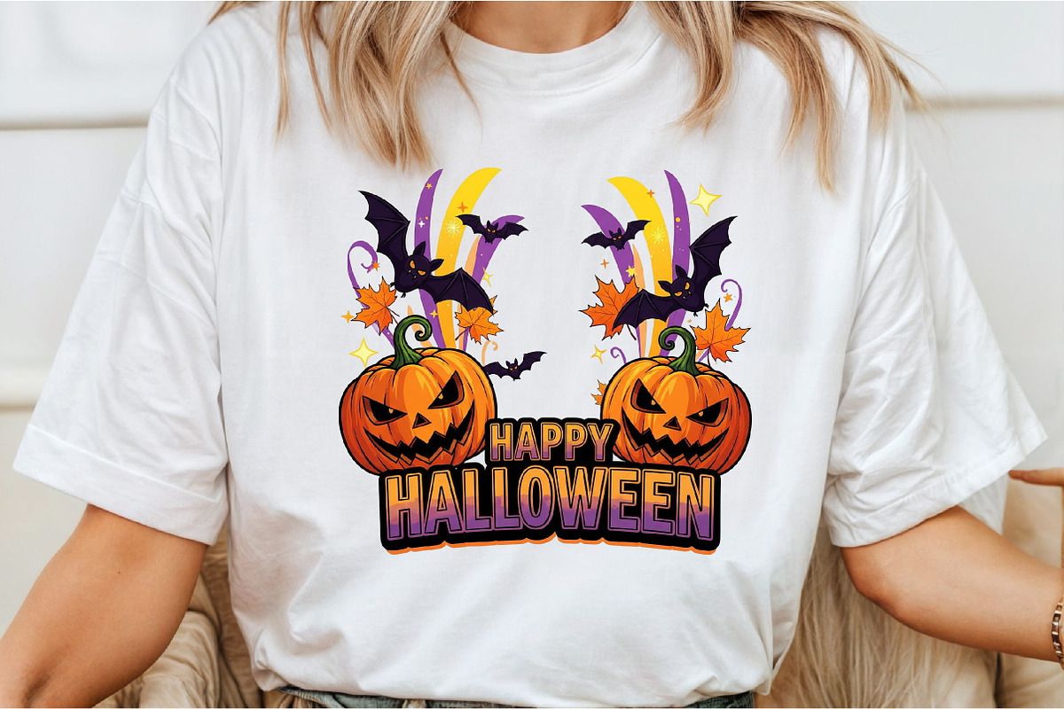 Happy Halloween PNG, an Illustration by DreamCafeArt (Photo 1 of 7)