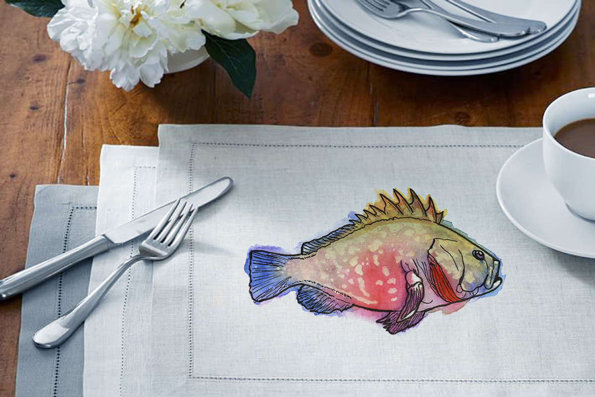 Watercolor Fish Clipart (big set), a Decorative Illustration by Sunshine Art Shop (Photo 6 of 13)
